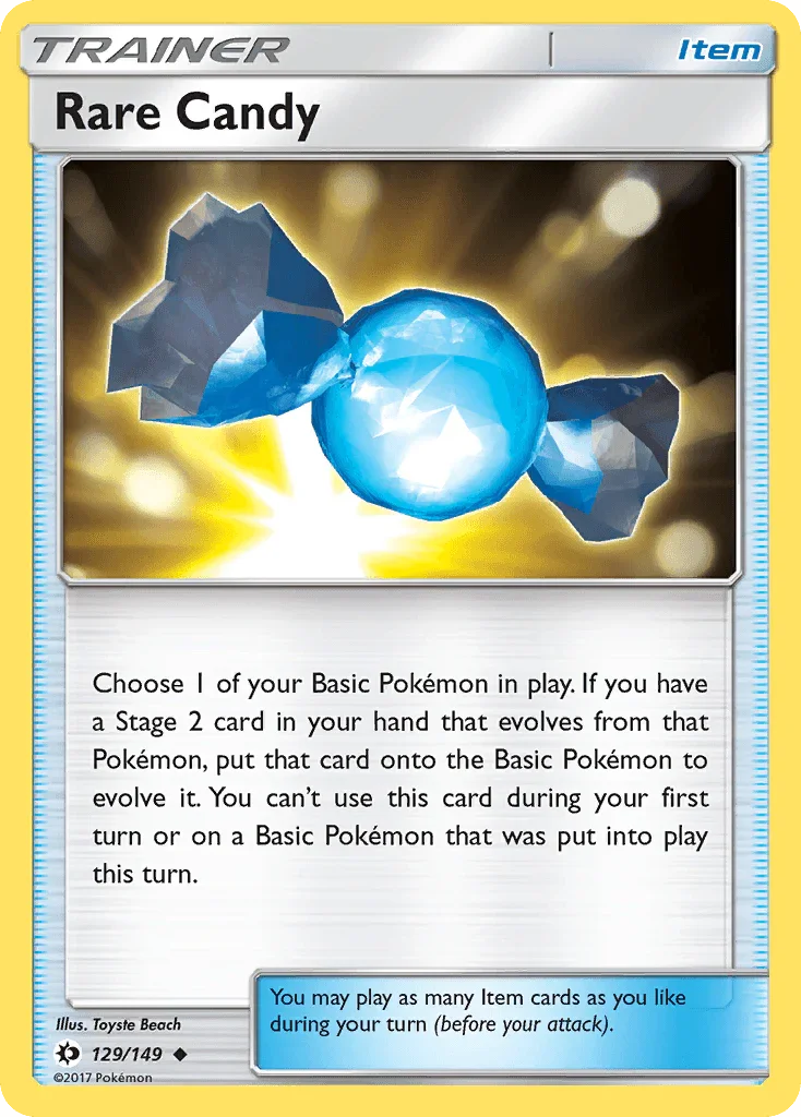 Rare Candy (129/149) [Sun & Moon: Base Set]