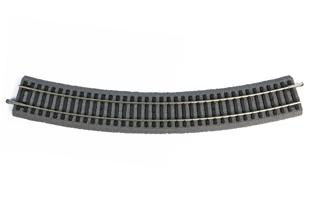 Piko 55414 HO Scale Roadbed Curved Track R4/30, Box of 6