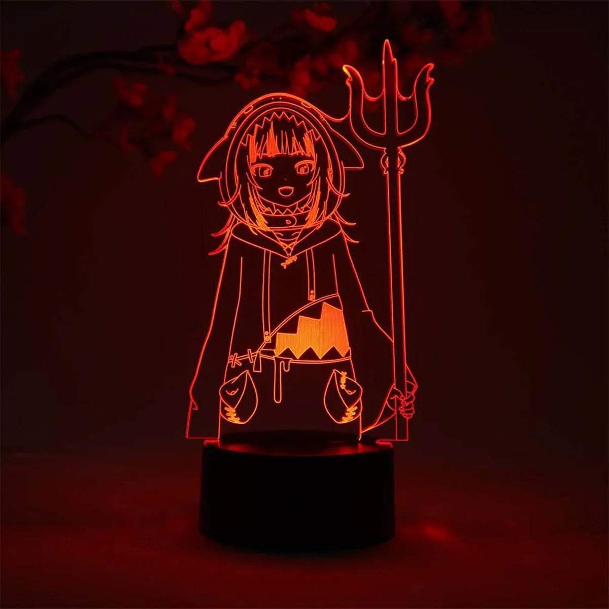 Hololive Production Gawr Gura Otaku Lamp
