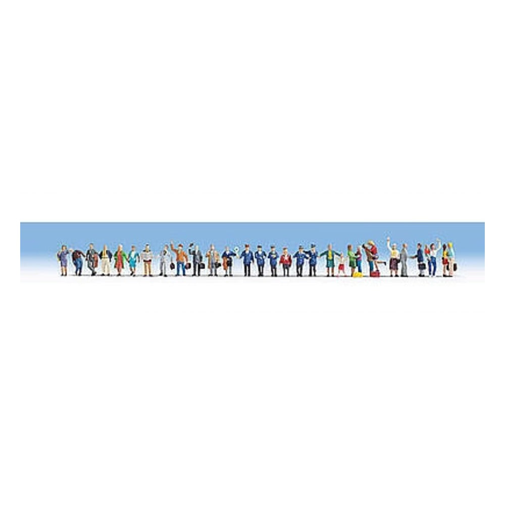 Noch 16041 HO Scale On the Station Platform Mega Set -- pkg(30)