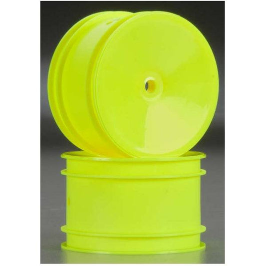 Associated 9696 Buggy Rear Wheels Hex Yellow RC10B44 RC10B4 RC10B5 / M RC10B64D