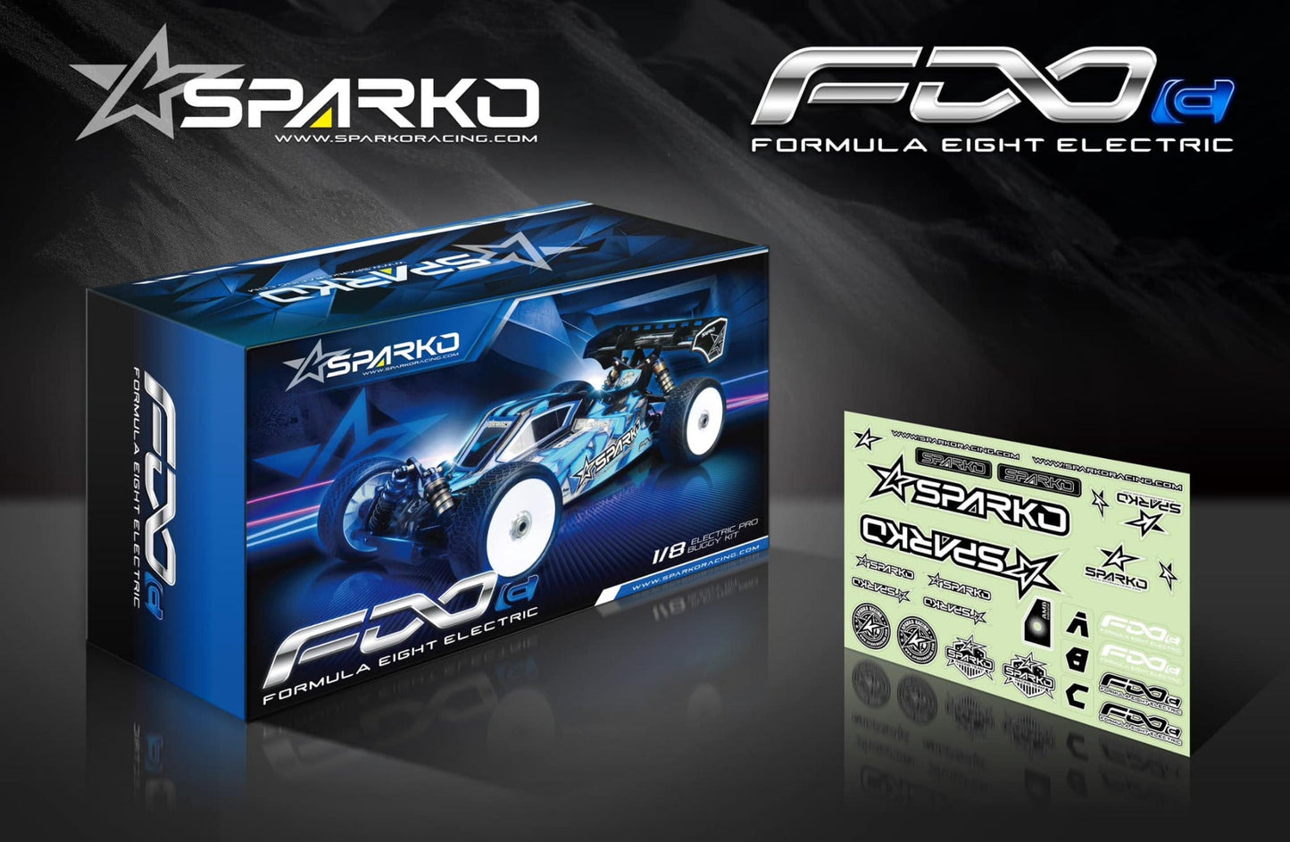 Sparko F8 Electric 1/8 Pro Buggy Kit F8E