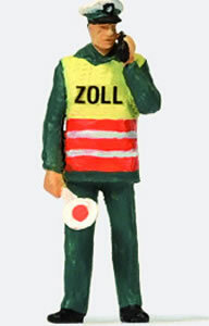 Preiser 28100 HO Scale Individual Figure Customs Officer Wearing