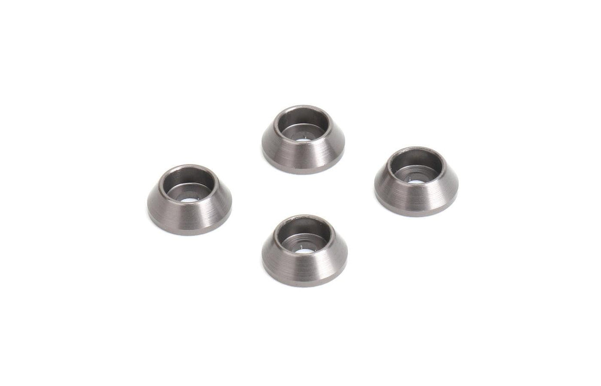 Sparko F8 Aluminum Shock Tower Washers (Titanium Color)