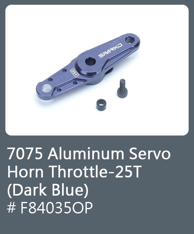 Sparko F8 F84035OP 7075 Aluminum Servo Horn Steering-25T (Dark Blue)