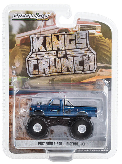 Greenlight 49130-D 1/64 Bigfoot #3 1987 Ford F-250 Monster