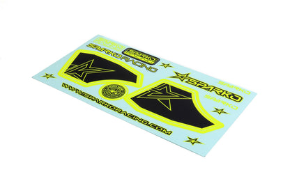 Powerhobby Sparko F8 Wing Sticker-Yellow