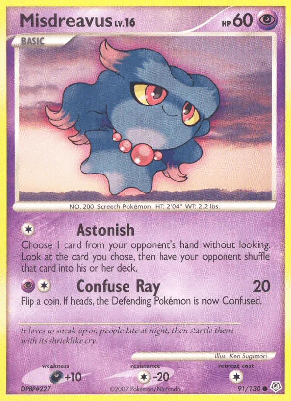 Misdreavus (91/130) [Diamond & Pearl: Base Set]