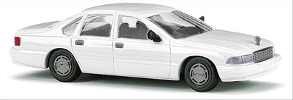 Busch 89122 HO Scale 1995 Chevrolet Caprice Sedan Model, White