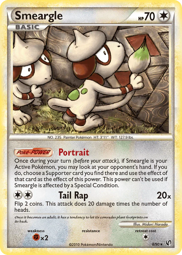 Smeargle (8/90) [HeartGold & SoulSilver: Undaunted]