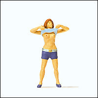 Preiser 28124 HO Scale Pedestrian Lady Undressing