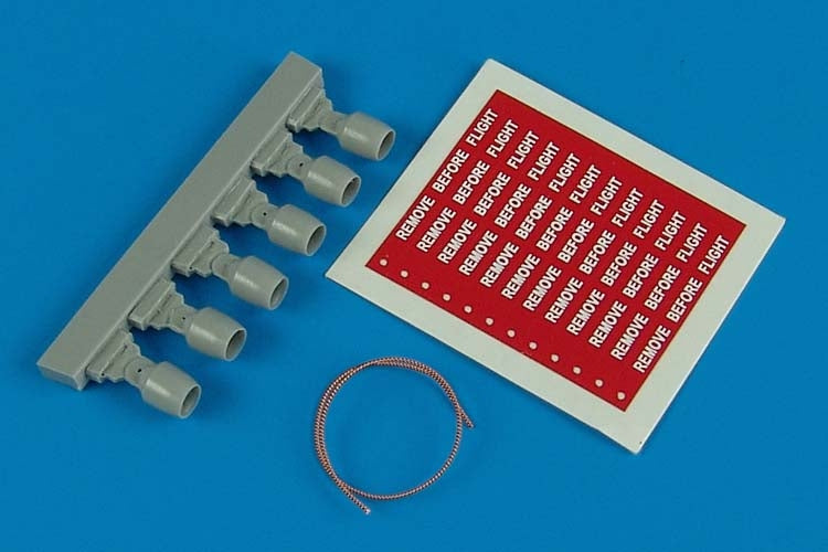 Aerobonus 320001 1/32 AIM9 L/M/N Seeker Head Cover w/RBF Flags