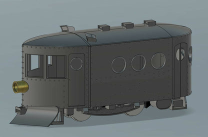 SJP-BS02 21-foot McKeen railcar