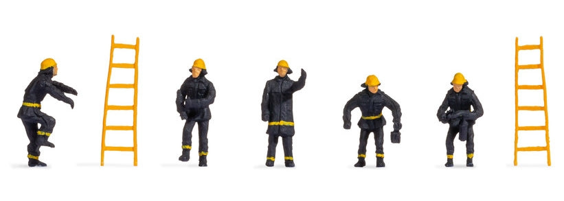 Noch 38001 N Scale Fire Brigade Hobby Figure Set