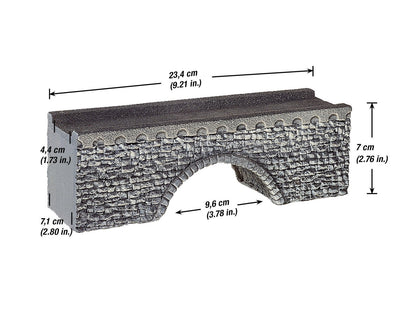 Noch 58690 HO Scale Achtobel Stone-Arch Bridge, 22.9 cm