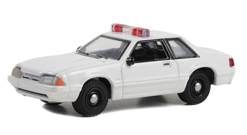 Greenlight 43008-B 1/64 Police - 1987-93 Ford Mustang SSP with Light