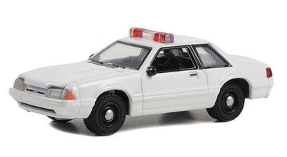 Greenlight 43008-B 1/64 Police - 1987-93 Ford Mustang SSP with Light