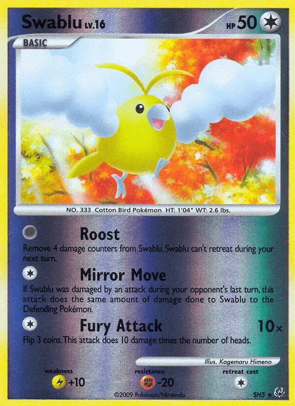 Swablu (SH5) [Platinum: Base Set]