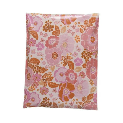 Fall Flowers Poly Mailers Size 14x17 Autumn Floral Shipping Bags