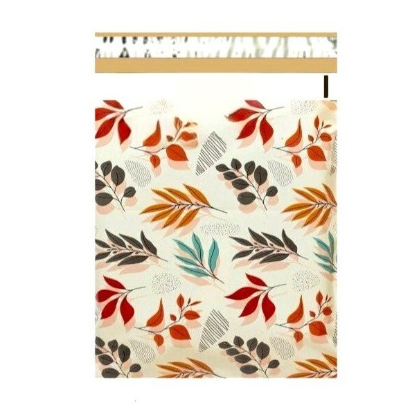 Fall Leaves Poly Mailers Size 10x13 Shipping Bags