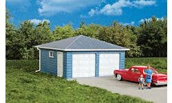 Walthers Cornerstone 933-3793 HO Two-Car Garage Kit