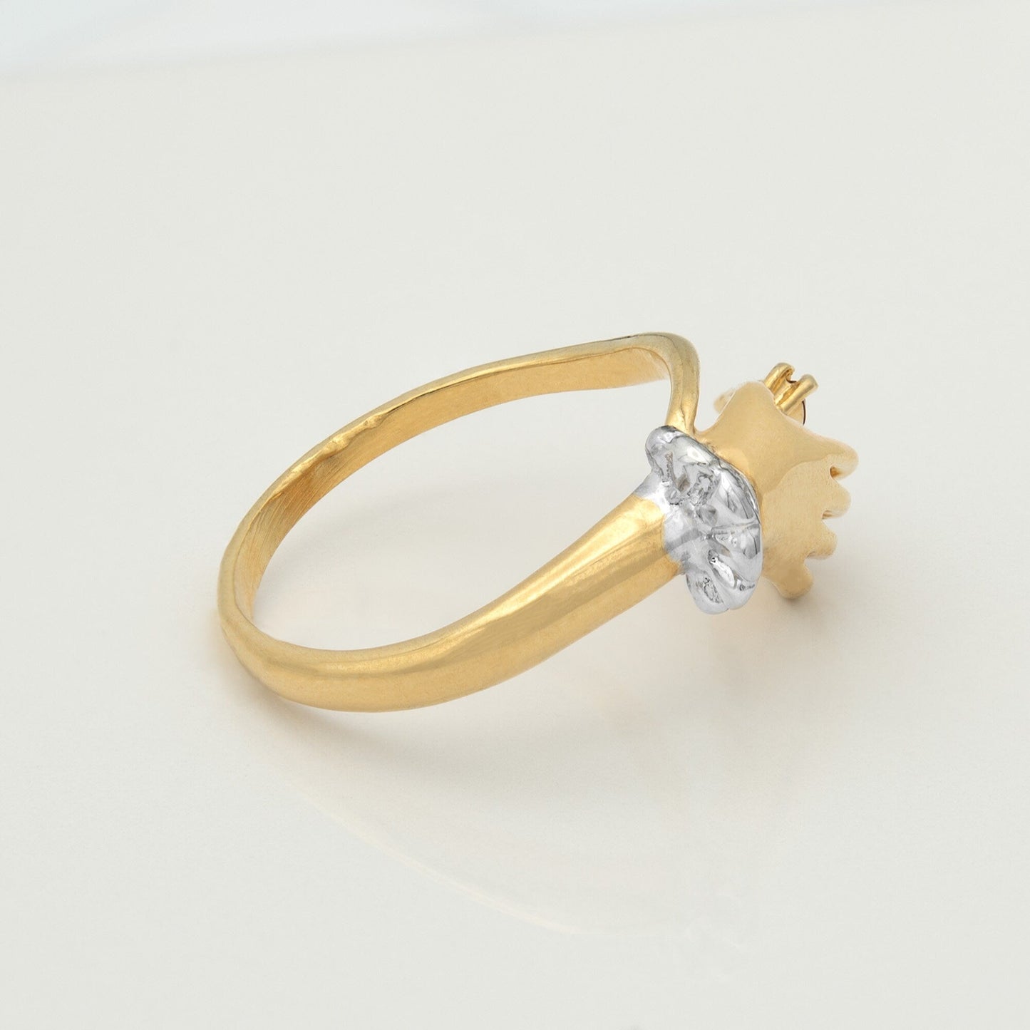Vintage Austrian Crystals 18k Yellow Gold Matte or Polished Finish Made in USA by PVD Vintage Jewelry