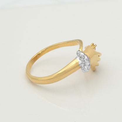 Vintage Austrian Crystals 18k Yellow Gold Matte or Polished Finish Made in USA by PVD Vintage Jewelry