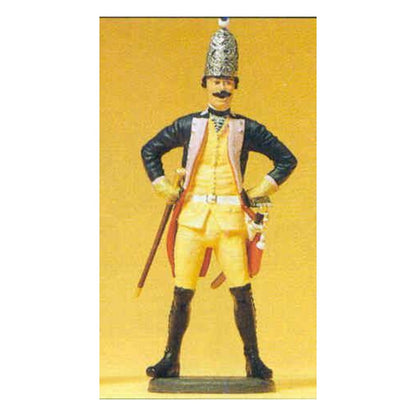 Preiser 54120 1/24 Prussian 1756 7th Grenadier NCO Figure