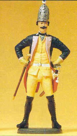 Preiser 54120 1/24 Prussian 1756 7th Grenadier NCO Figure