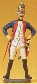 Preiser 54124 1/24 Scale Prussian Army Circa 1756, 38th Infantry 1/24