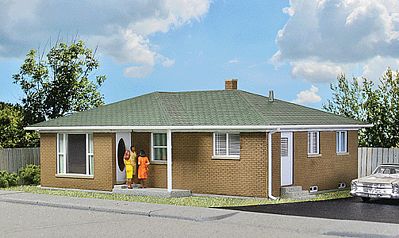 Walthers Cornerstone 3777 HO Ranch Tract House Kit