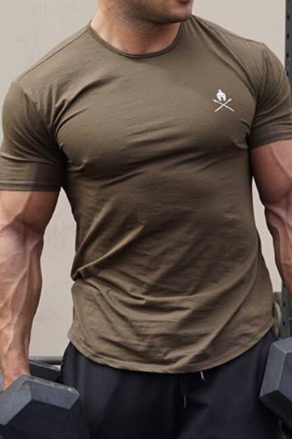 Men's Round Neck Short Sleeve T-Shirt