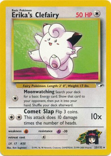 Erika's Clefairy (25/132) [Gym Heroes Unlimited]