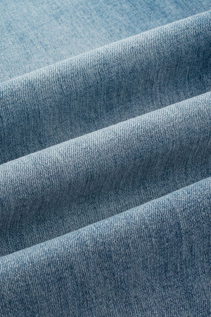 Button Fly High Waist Jeans