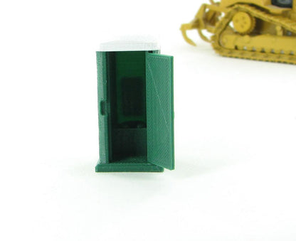 3D To Scale 50-141-DG 1/50 Porta-Potty, Dark Green