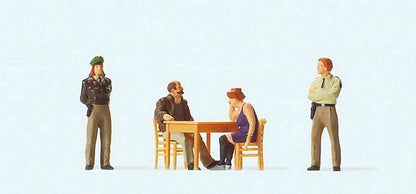 Preiser 10604 HO Scale Emergency Workers Questioning