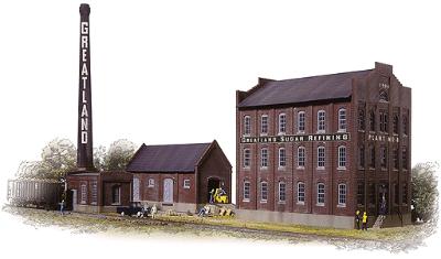 Walthers Cornerstone 3092 HO Greatland Sugar Refining Kit