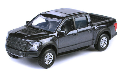 Motormax 73672AL-BK 2017 Ford F-150 Raptor Crew Cab, Black