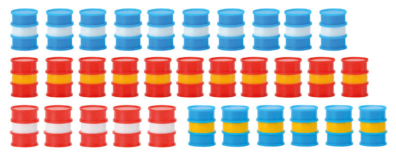 Kibri 39386 1/87 Oil Drums Plastic Model Kit, 32 Drums