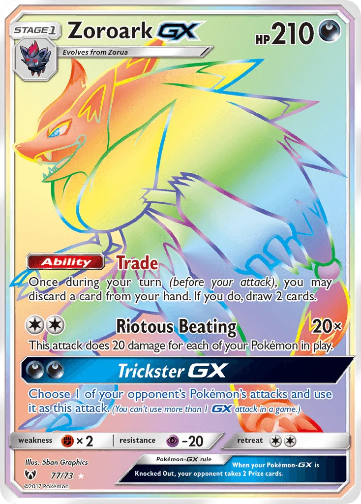 Zoroark GX (77/73) [Sun & Moon: Shining Legends]