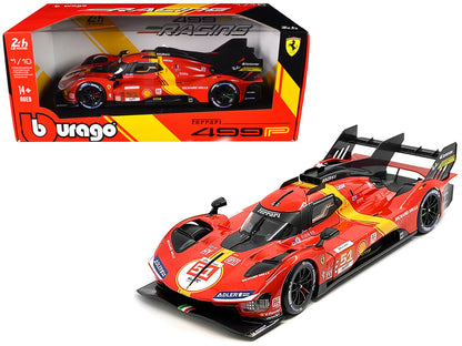 Ferrari 499P #51 James Calado - Antonio Giovinazzi - Alessandro Pier Guidi "Ferrari AF Corse" Winner "24 Hours of Le Mans" (2023) "Racing" Series 1/18 Diecast Model Car by Bburago  free shipping USA