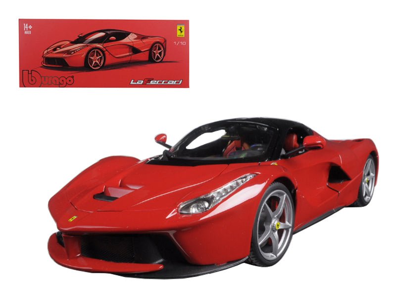 Ferrari LaFerrari F70 Red with Black Top "Signature Series" 1/18 Diecast Model Car by Bburago  free shipping USA