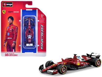 Ferrari SF-25 #16 Charles Leclerc Formula One F1 World Championship (2025) "Formula Racing" Series 1/64 Diecast Model Car by Bburago  free shipping USA