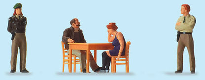 Preiser 10604 HO Scale Emergency Workers Questioning