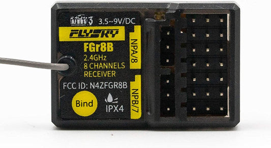 Flysky FGR8B Receiver 2.4GHz 8CH PWM/ PPM / i-Bus Output Compatible PL18 / NB4