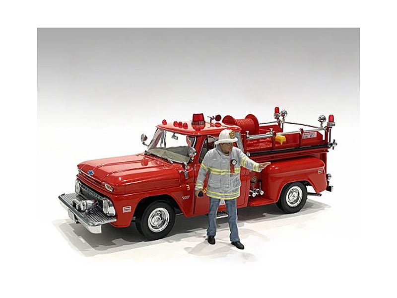 "Firefighters" Fire Captain Figure for 1/24 Scale Models by American Diorama  free shipping USA