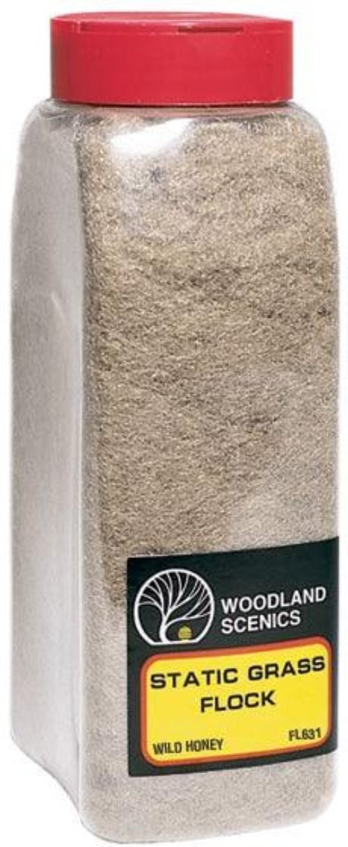 Woodland Scenics FL631 Static Grass Flock Wild Honey 32 oz Train Scenery