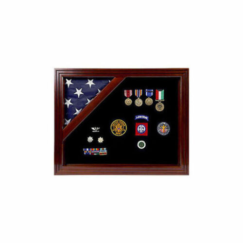 Military Award Shadow Box with Display Case