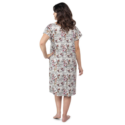 Floral Mommy Labor and Delivery Nursing Hospital Gown by Three Little Tots