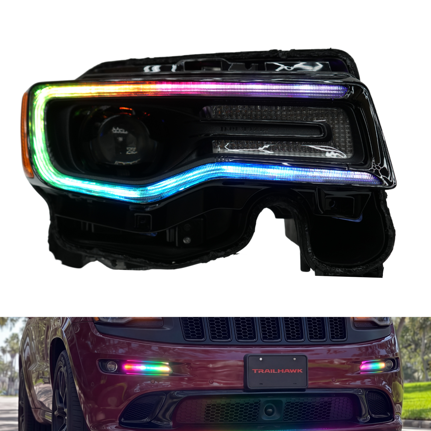 Jeep Grand Cherokee Multicolor DRL Boards (2014-2021)